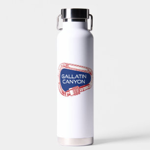 Gallatin Canyon Montana Felsklettern Karabiner Trinkflasche
