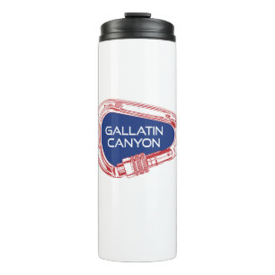 Gallatin Canyon Montana Klettersteig Karabiner Thermosbecher