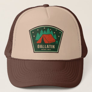 Gallatin National Forest Camping Truckerkappe