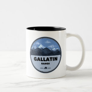 Gallatin Range Montana Wyoming Camping Zweifarbige Tasse