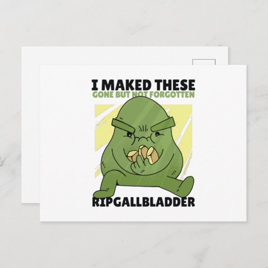 Gallbladder Stones Postkarte (Vorne/Hinten)