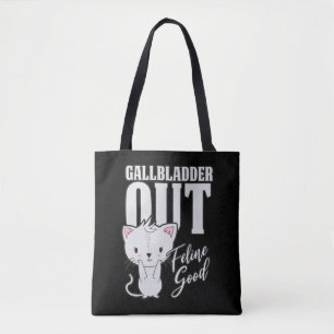 Gallblase Feline Gute Operation Erholung Tasche