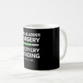 Gallblase Operation Erholung Ladung Geschenke Kaffeetasse (VorderseiteRechts)