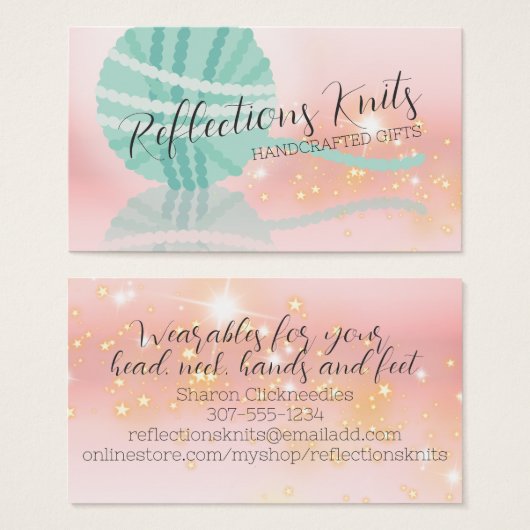 Galle aus Strickereien und Stricken (Vorne & Hinten)