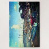 Galle-Boot-Hafen Puzzle (Vertikal)