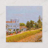 Galle City - Sri Lankas Südküste Quadratische Visitenkarte (Rückseite)