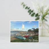 Galle Fort Boote Postkarte (Stehend Vorderseite)