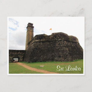 Galle Fort Turm Postkarte