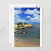 Galle Fort und Indischer Ozean Sri Lanka Postkarte (Vorne/Hinten)