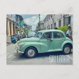 Galle Sri Lanka Alte Autokarte Postkarte