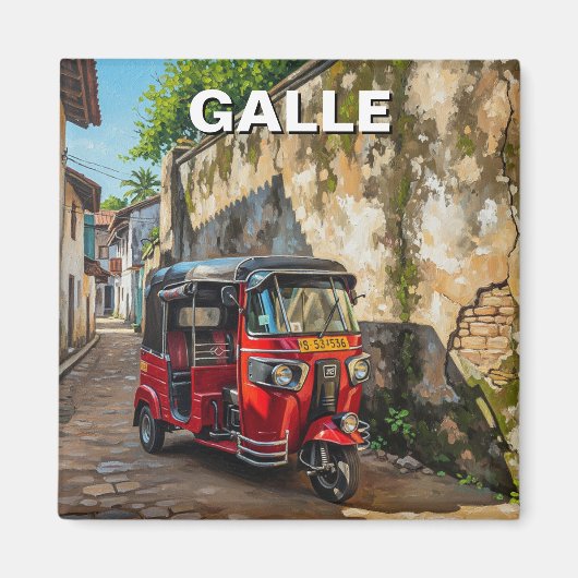 Galle Tuk Tuk Sri Lanka Magnet (Vorne)