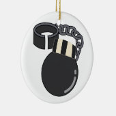 Galle und Kette Keramik Ornament (Rechts)