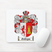 GALLEGOS-FAMILIENWAPPEN - GALLEGOS-WAPPEN MOUSEPAD (Mit Mouse)