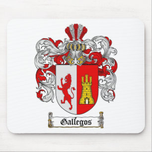 GALLEGOS-FAMILIENWAPPEN - GALLEGOS-WAPPEN MOUSEPAD