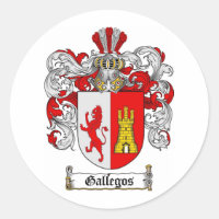 GALLEGOS-FAMILIENWAPPEN - GALLEGOS-WOLKSCHADEN