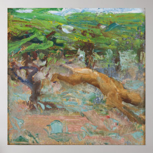 Gallen-Kallela - A Lion Poster