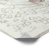 Gallen-Kallela - Gedichte, Entwurf, Großkalevala Poster (Ecke)