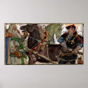 Gallen-Kallela - Gedichtentwurf, Großkalevala Poster