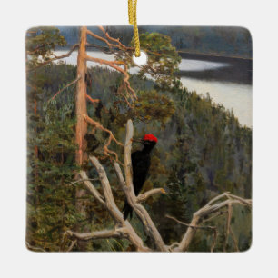 Gallen-Kallela - Großer Schwarzer Specker 1894 Keramikornament