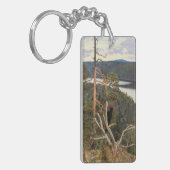 Gallen-Kallela - Großer Schwarzer Specker 1894 Schlüsselanhänger (Vorderseite links)