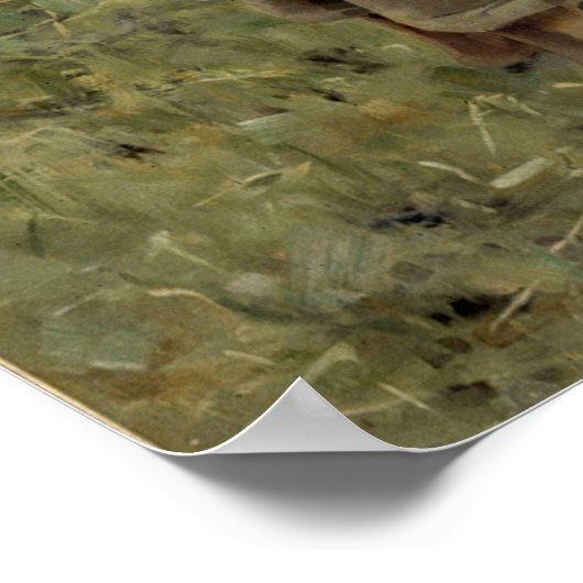 Gallen-Kallela - Junge mit einem Crow-Poster Poster (Ecke)