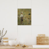 Gallen-Kallela - Junge mit einer Keile Poster (Küche)