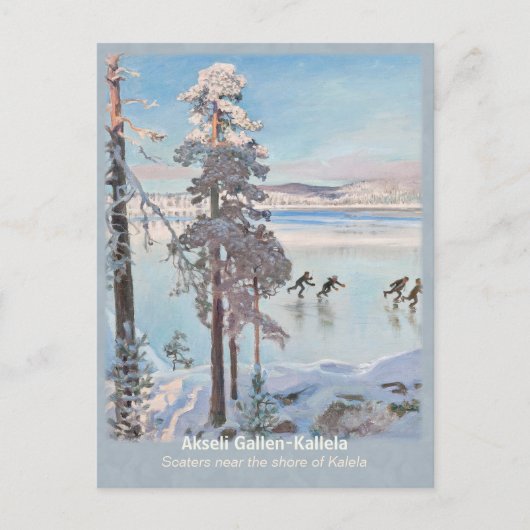 Gallen-Kallela Kalela Scaters Luistelijat CC0812 Postkarte (Vorderseite)