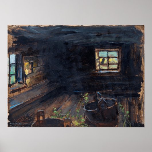 Gallen-Kallela - Räume Sauna Poster (Vorne)