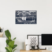 Gallen-Kallela - Sampolava, Koru-Kalevala Poster (Heimbüro)