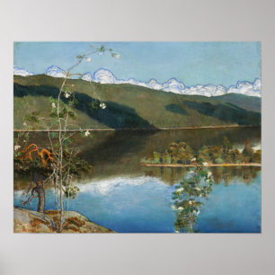 Gallen-Kallela - Thunderwolken am Horizont Poster