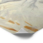 Gallen-Kallela - Winterstudie für das Juselius Poster (Ecke)