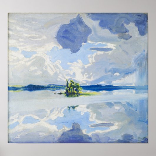 Gallen-Kallela - Wolken Poster (Vorne)