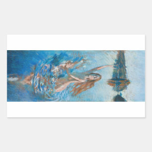 Gallen-Kallelas Aino-Aufkleber Rechteckiger Aufkleber