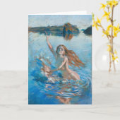 Gallen-Kallelas Aino Grußkarte Karte (Gelbe Blume)