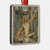 Gallen-Kallelas Kullervo-Ornament Ornament Aus Metall (Rechts)