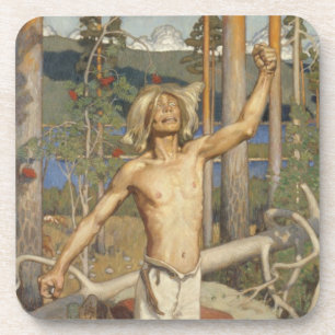 Gallen-Kallelas Kullervo-Untersetzer Getränkeuntersetzer