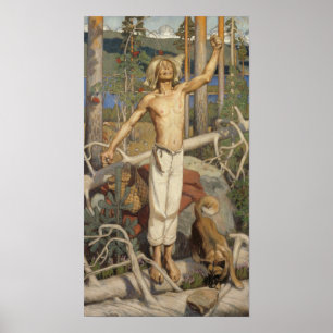 Gallen-Kallelas Kunstposter "Kullervo" Poster