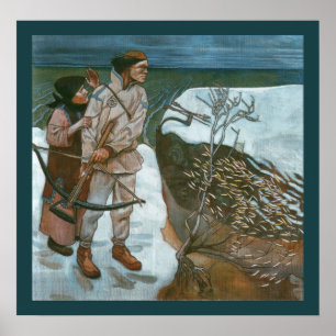 Gallen-Kallelas Kunstposter "Rache" Poster