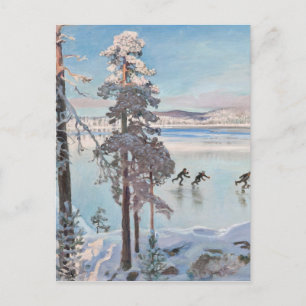 Gallen-Kallelas Skater Postkarte