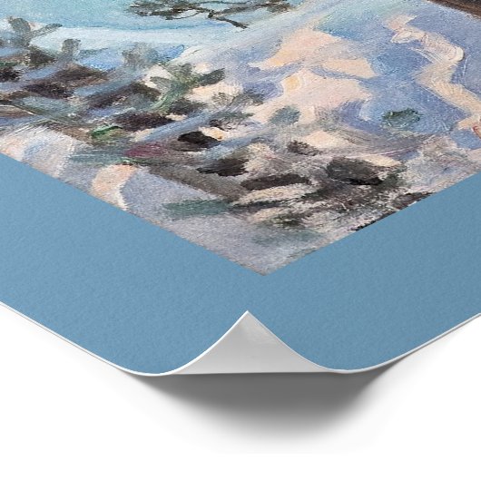 Gallen-Kallelas "Skaters"-Kunstposter Poster (Ecke)