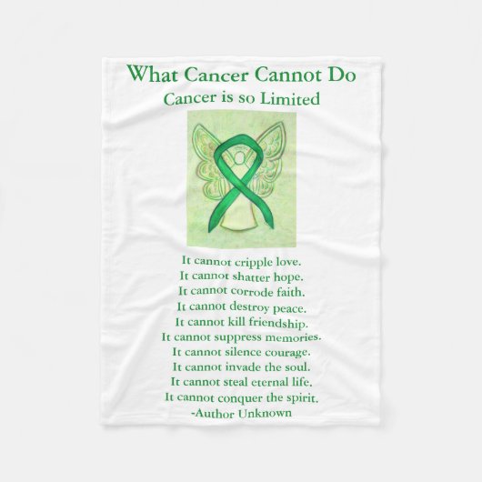 Gallenblase Krebs Bewusstsein Ribbon Chemo Blanket Fleecedecke (Vorderseite)