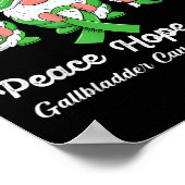 Gallenblase Niedliche Gnome Poster (Ecke)