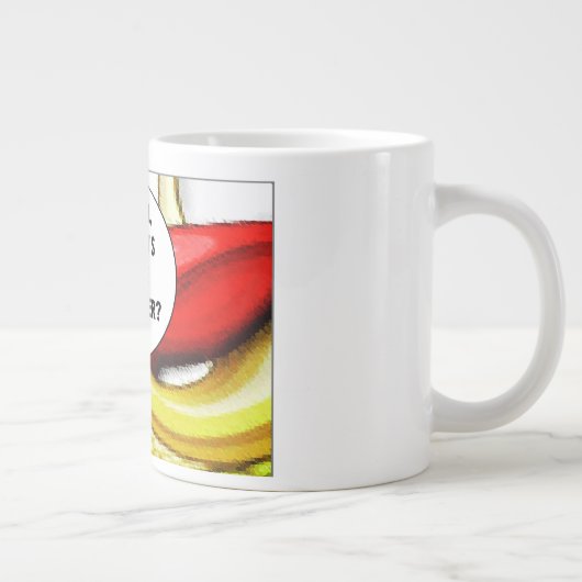 Gallenblase-Operation erhält gutes Geschenk Jumbo-Tasse (Rechts)