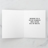 Gallenblase-Operation wird gut Karte (Innenseite)