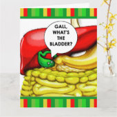 Gallenblase-Operation wird gut Karte (Gelbe Blume)