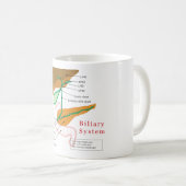 Gallensystems-Diagramm-Diagramm-Gallenweg Kaffeetasse (VorderseiteRechts)