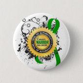 Gallenwegskrebs-Krieger 23 Button (Vorderseite)