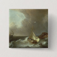 Galleon in den stürmischen Meeren