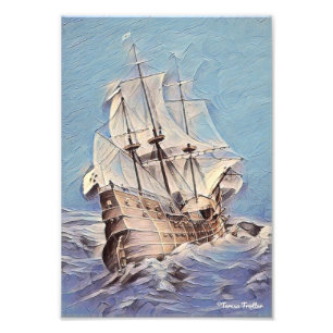 Galleon Mellow Chromatic Fotodruck