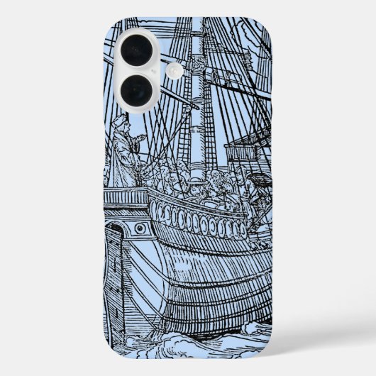 Galleon Sailing Ship Nautical Case-Mate iPhone Hülle (Rückseite)